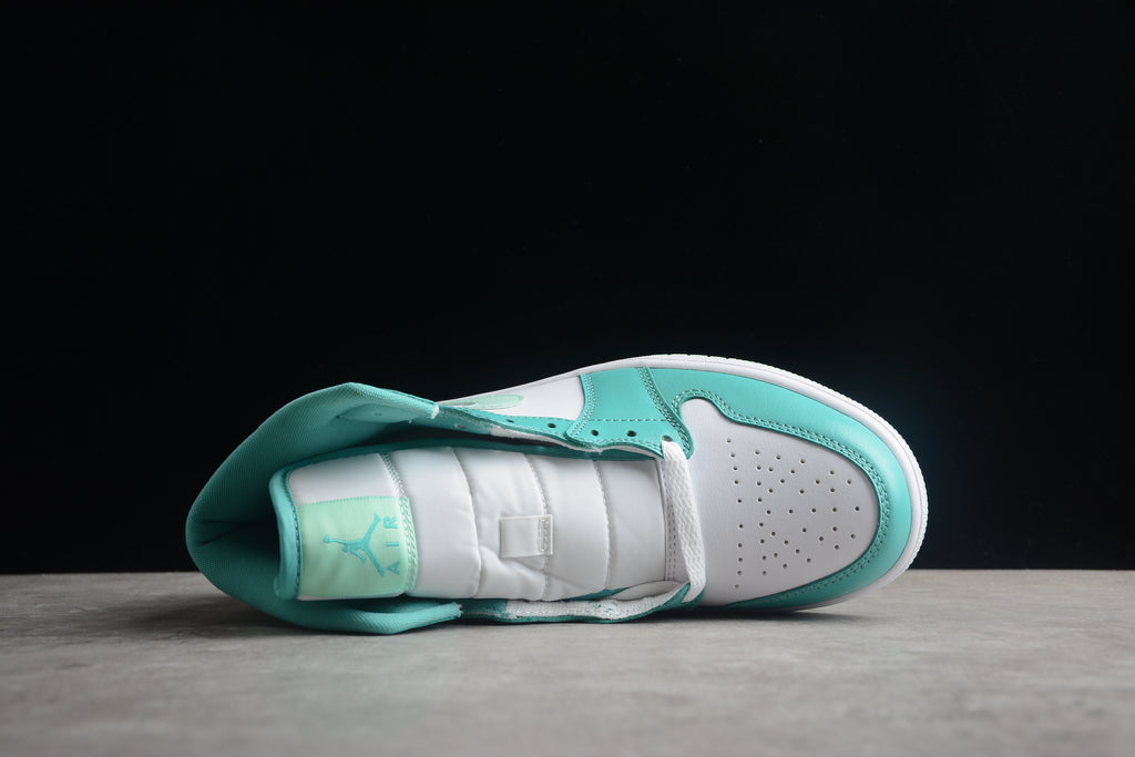 Air Jordan 1 Mid – Turquesa / Blanco