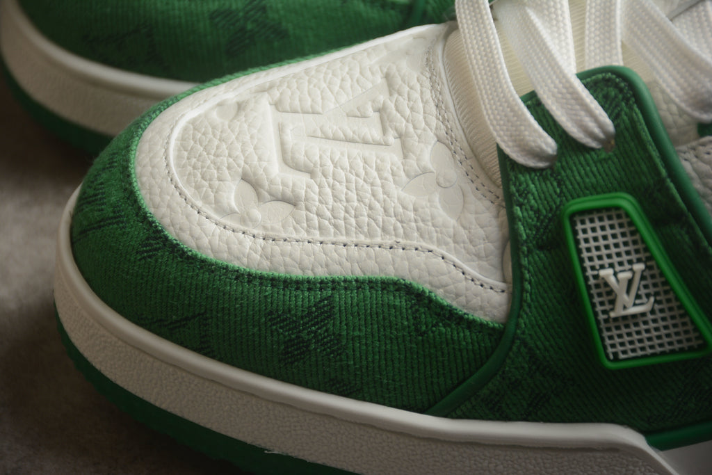Louis Vuitton Trainer Low – Verde / Blanco