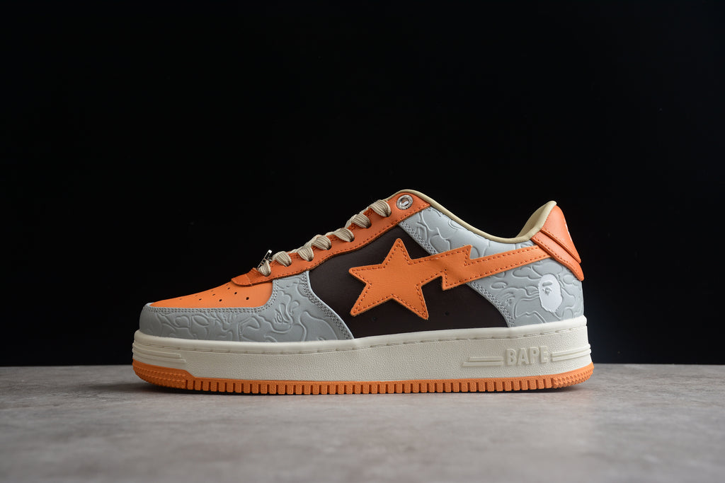 BAPE STA – Gris / Naranja / Negro