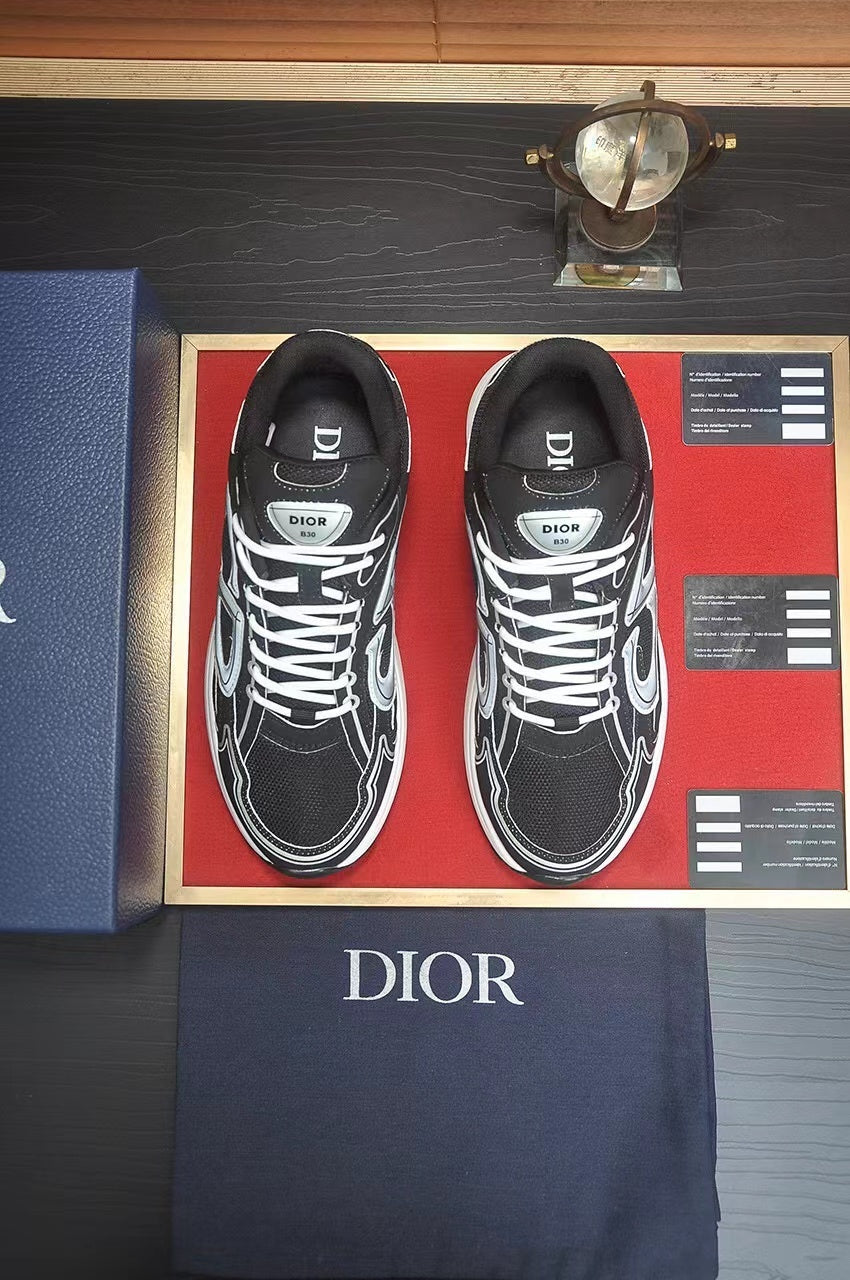 Dior B30 – Negro / Gris / Blanco