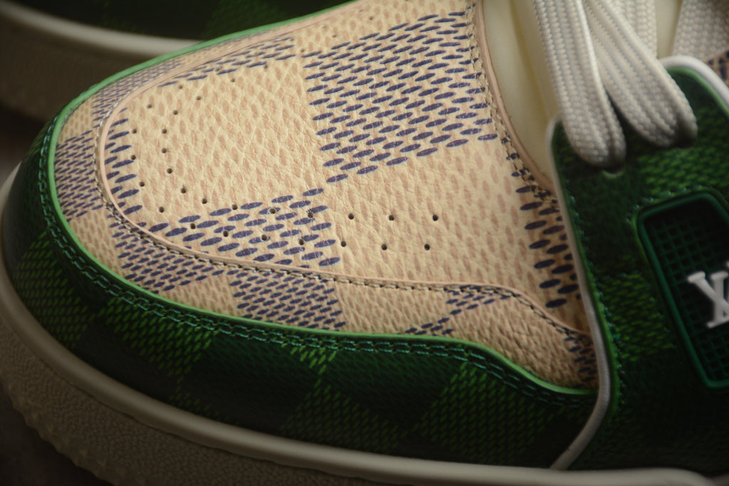 Louis Vuitton Trainer Low – Verde / Beige