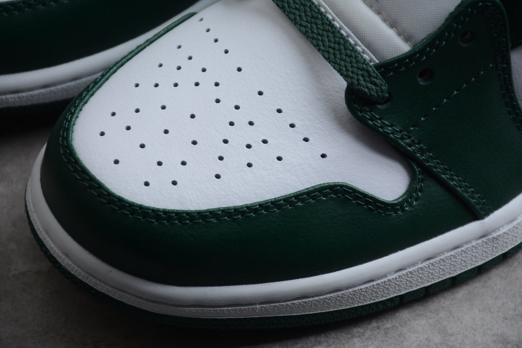 Air Jordan 1 Mid – Verde Oscuro / Naranja