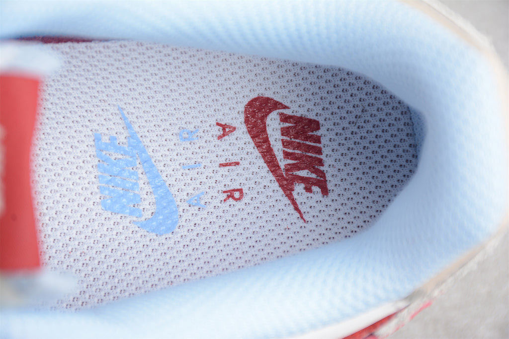 Air Force 1 Shadow – Blanco / Rojo / Rosa