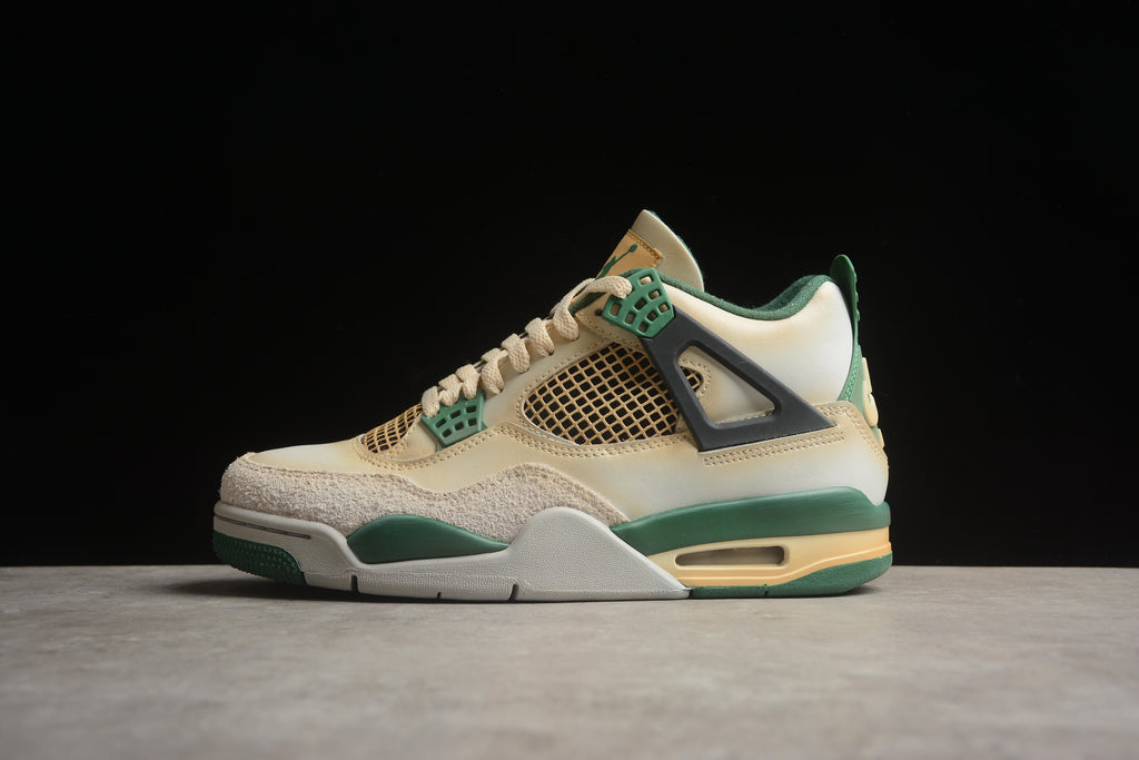 Air Jordan 4 – Beige / Verde