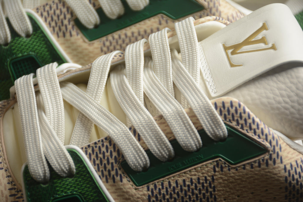 Louis Vuitton Trainer Low – Verde / Beige