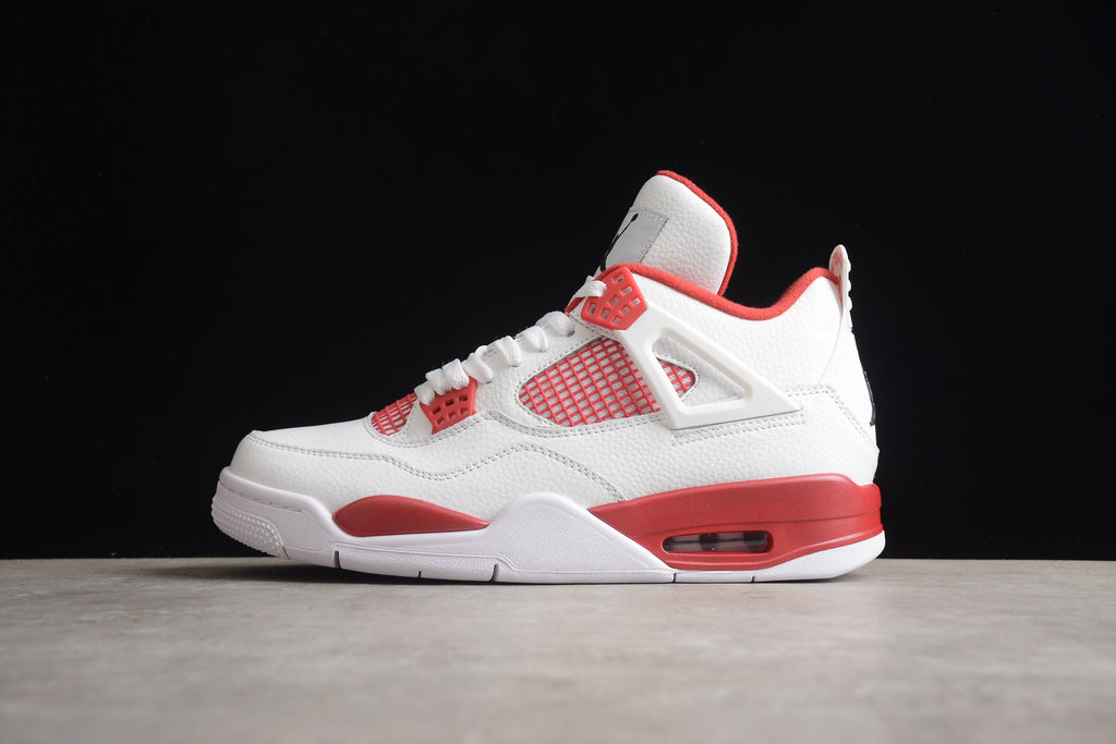 Air Jordan 4 – Blanco / Rojo