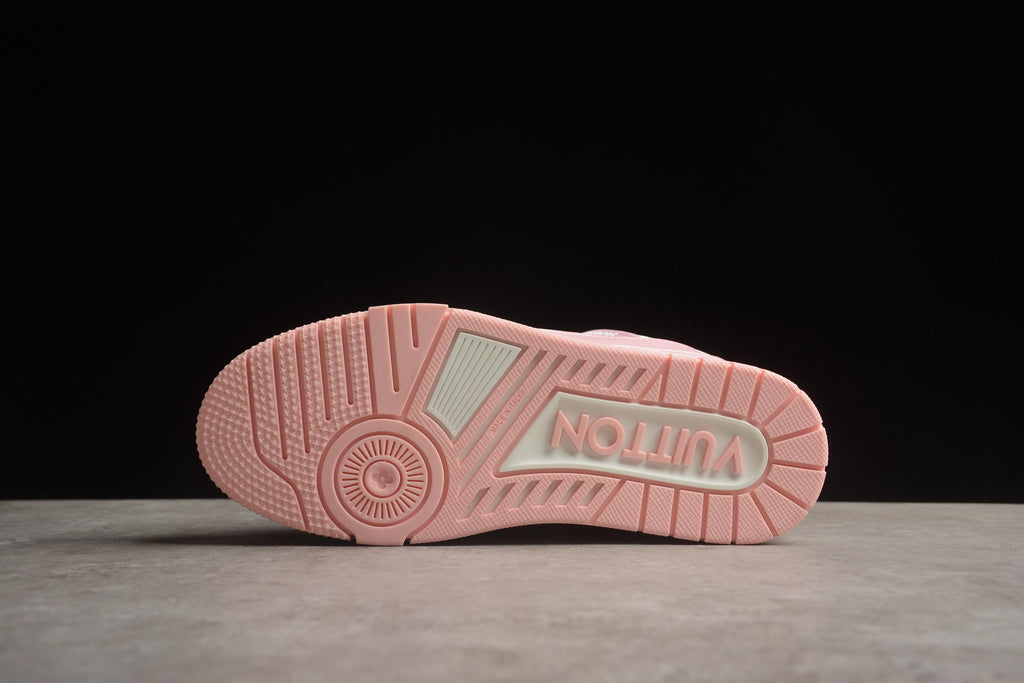 Louis Vuitton Trainer Low – Rosa Claro / Blanco