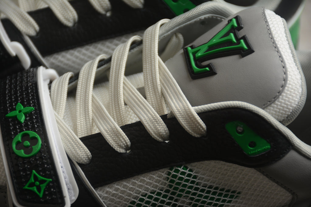 Louis Vuitton Trainer Low – Verde / Negro / Blanco