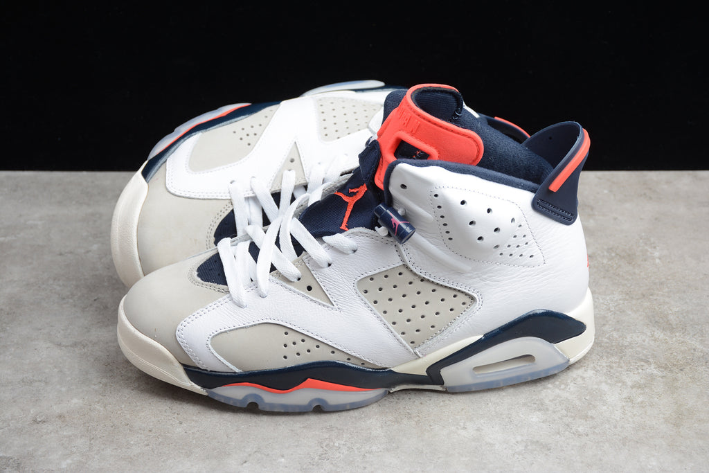 Air Jordan 6 – Blanco /  Begie