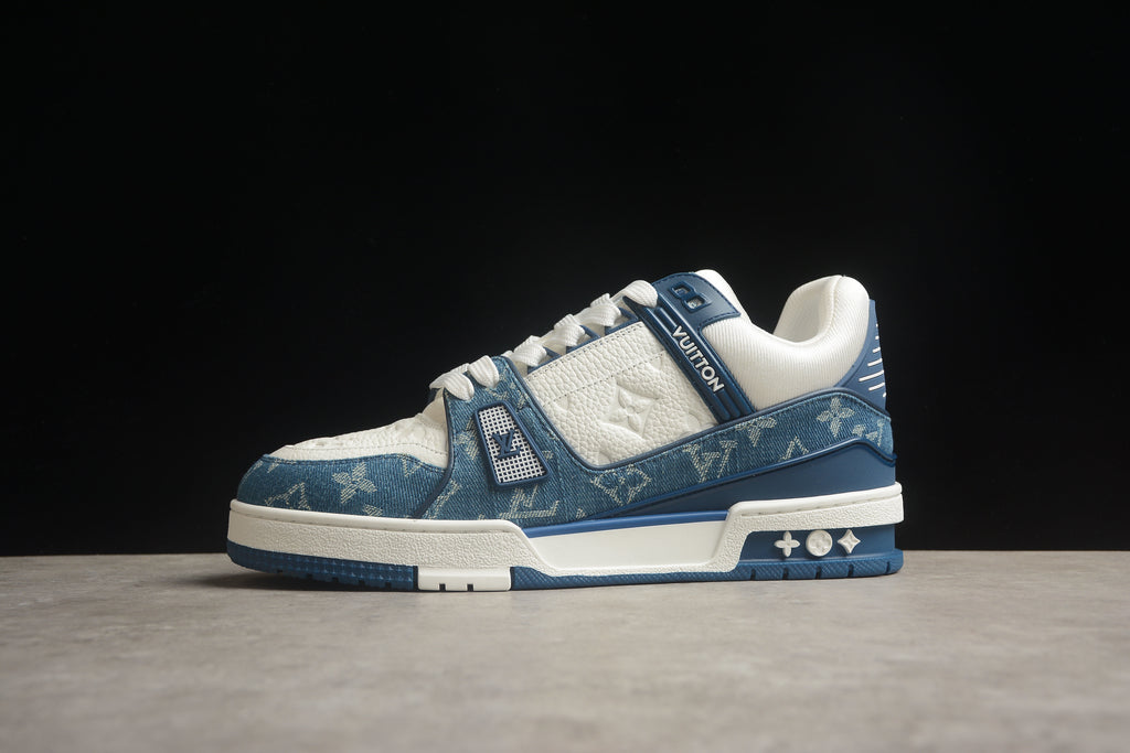 Louis Vuitton Trainer Low – Azul / Blanco