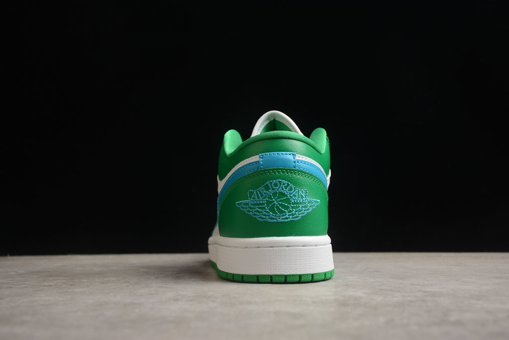 Jordan 1 Low – Verde / Blanco / Azul