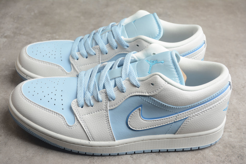 Jordan 1 Low – Blanco / Azul