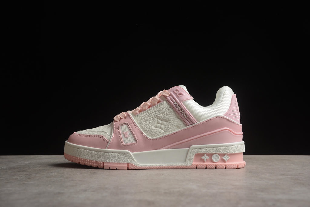 Louis Vuitton Trainer Low – Rosa Claro / Blanco
