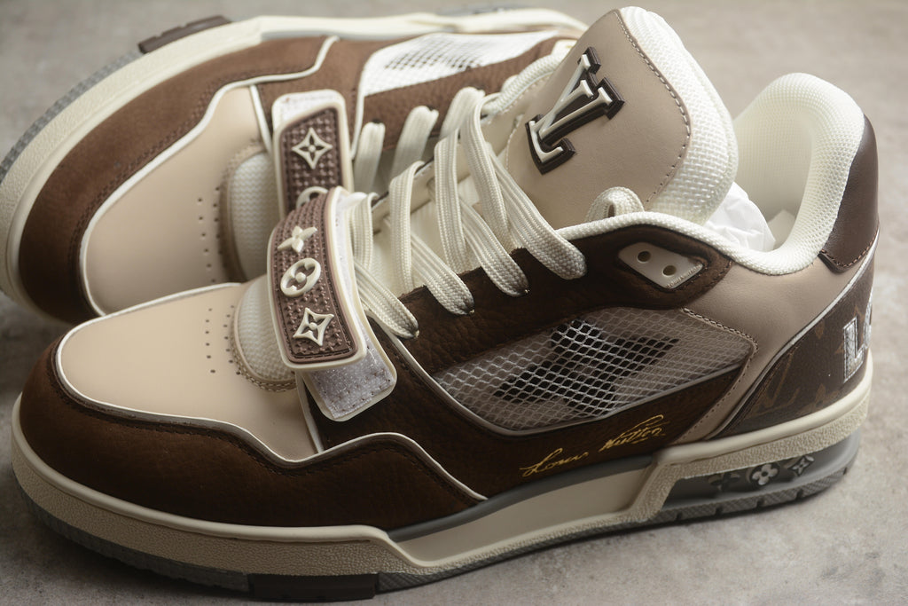 Louis Vuitton Trainer Low – Marrón / Blanco