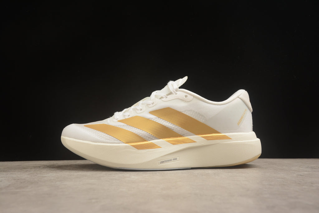 Adidas Adizero Evo SL – Blanco / Dorado