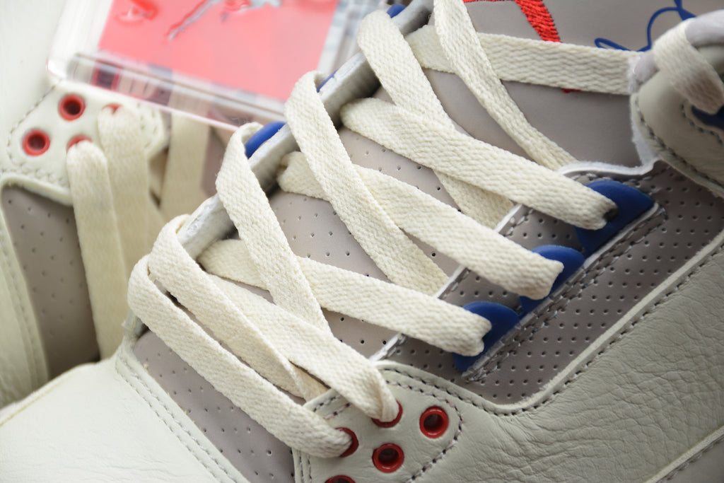 Air Jordan 3 – Blanco / Azul / Rojo