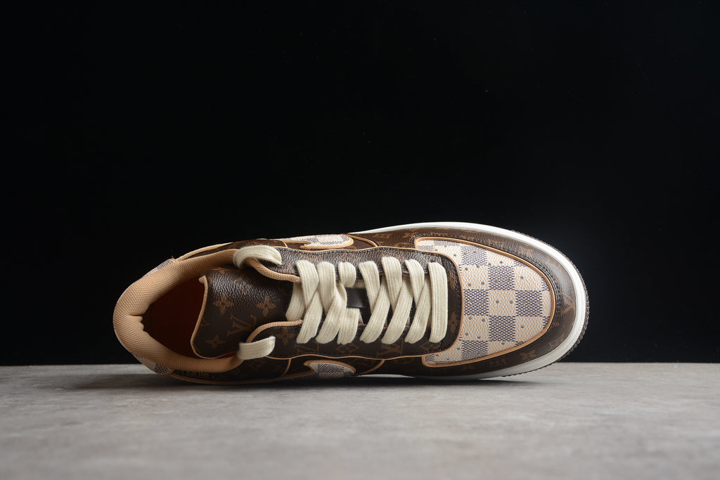 Air Force 1 Low LV – Blanco / Marrón / Beige