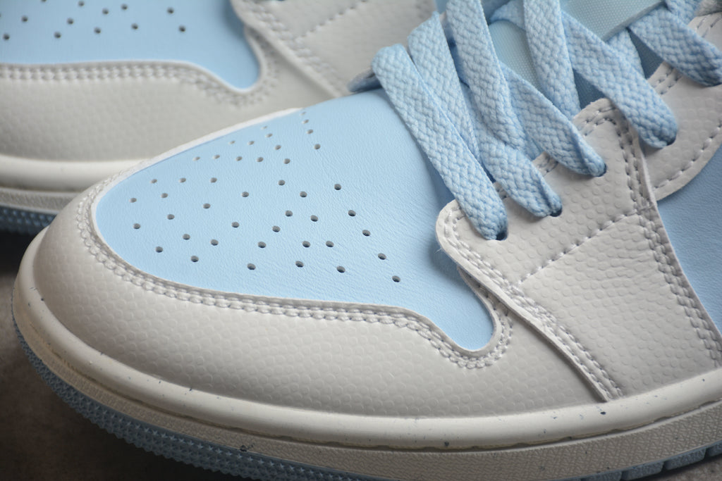 Jordan 1 Low – Blanco / Azul