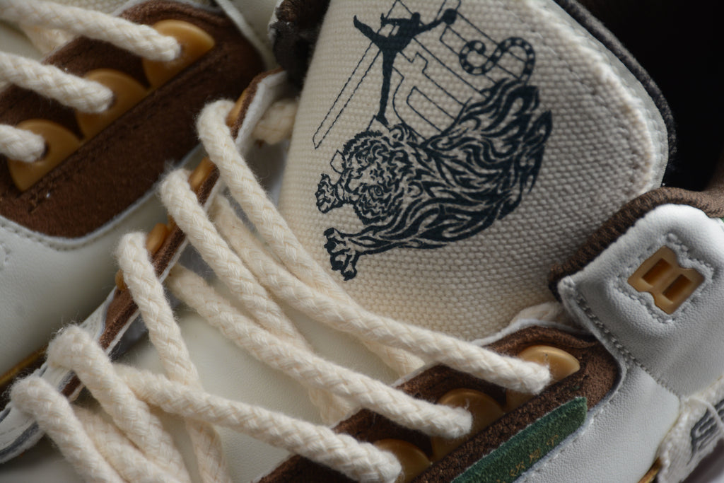 Air Jordan 3 – Blanco / Marrón / Verde