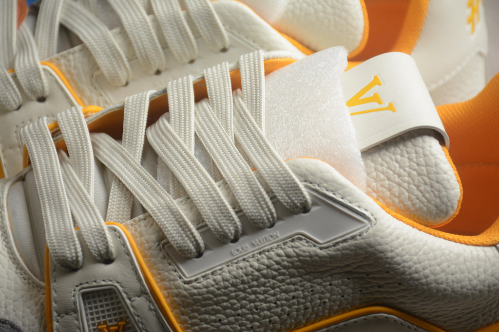 Louis Vuitton Trainer Low – Blanco / Amarillo