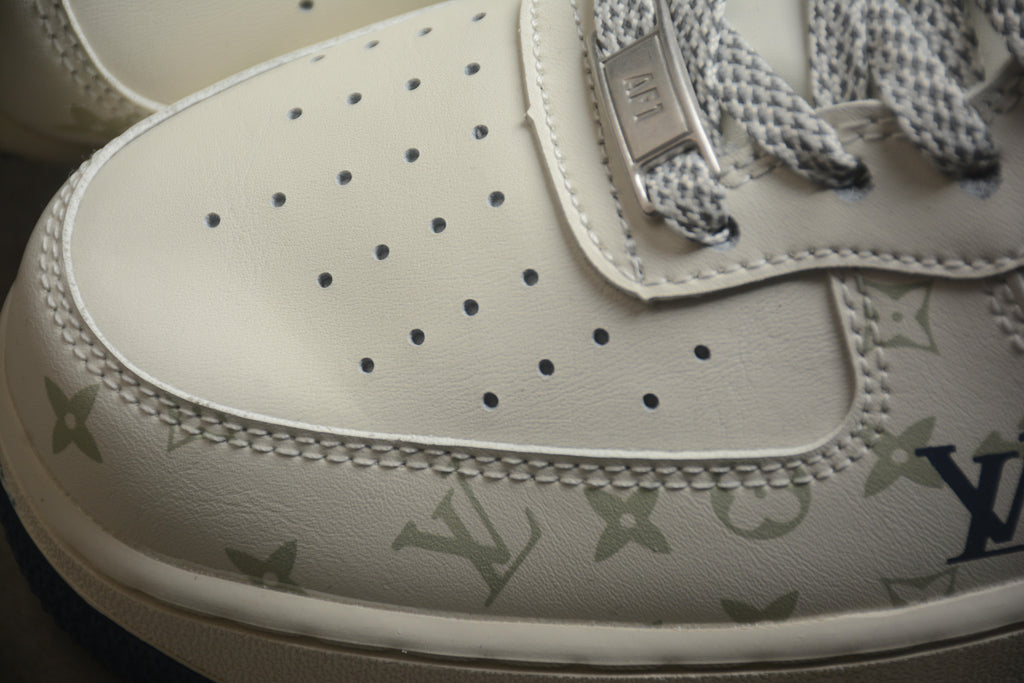 Air Force 1 High LV – Beige / Azul