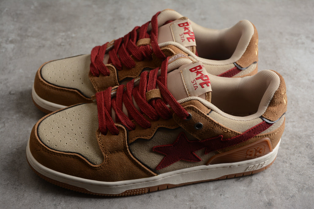 BAPE STA – Marrón / Rojo
