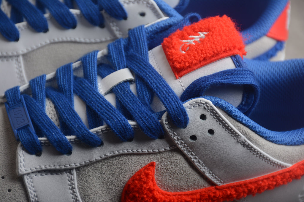 Dunk SB – Gris / Azul / Rojo