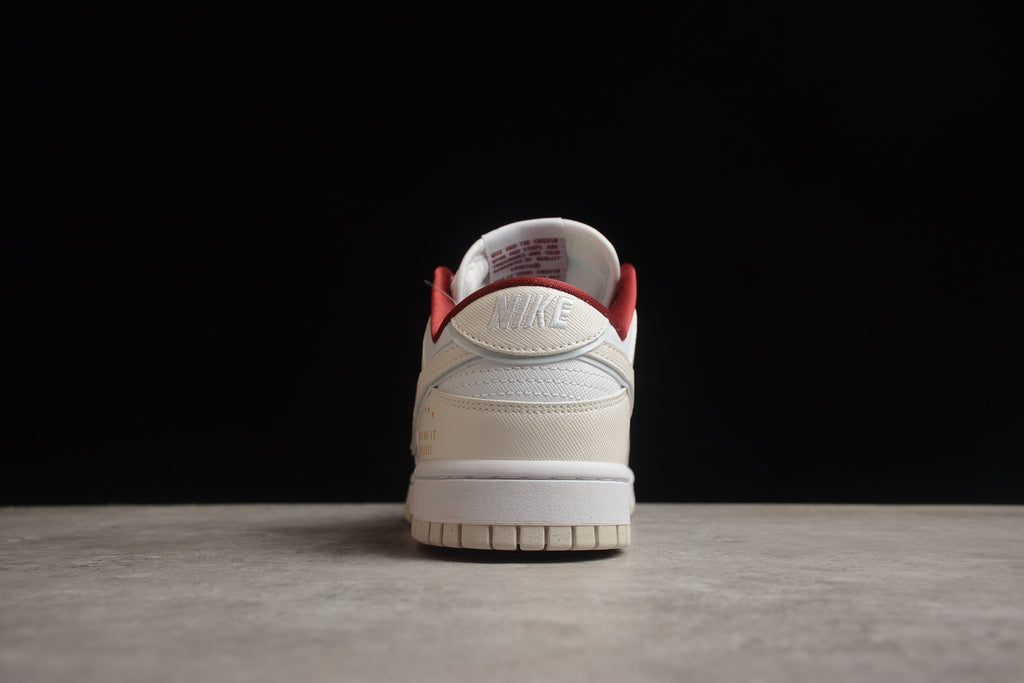 Dunk SB – Beigie / Blanco / Rojo