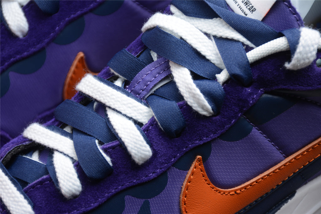 Sacai x VaporWaffle – Azul Oscuro / Naranja