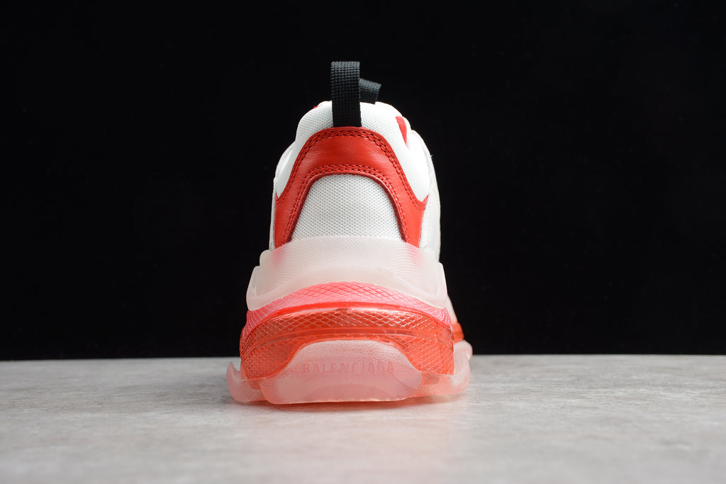 Balenciaga Triple S – Blanco / Naranja