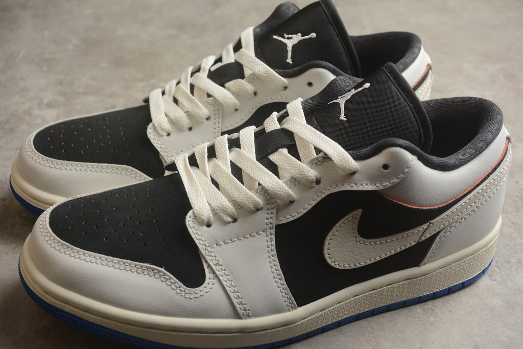 Jordan 1 Low – Blanco / Negro