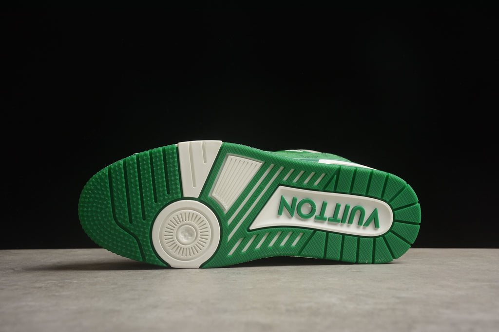 Louis Vuitton Trainer Low – Verde / Blanco