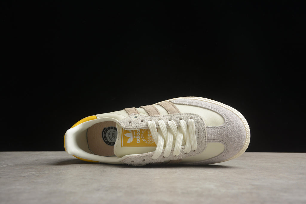 Adidas Samba – Gris / Amarillo