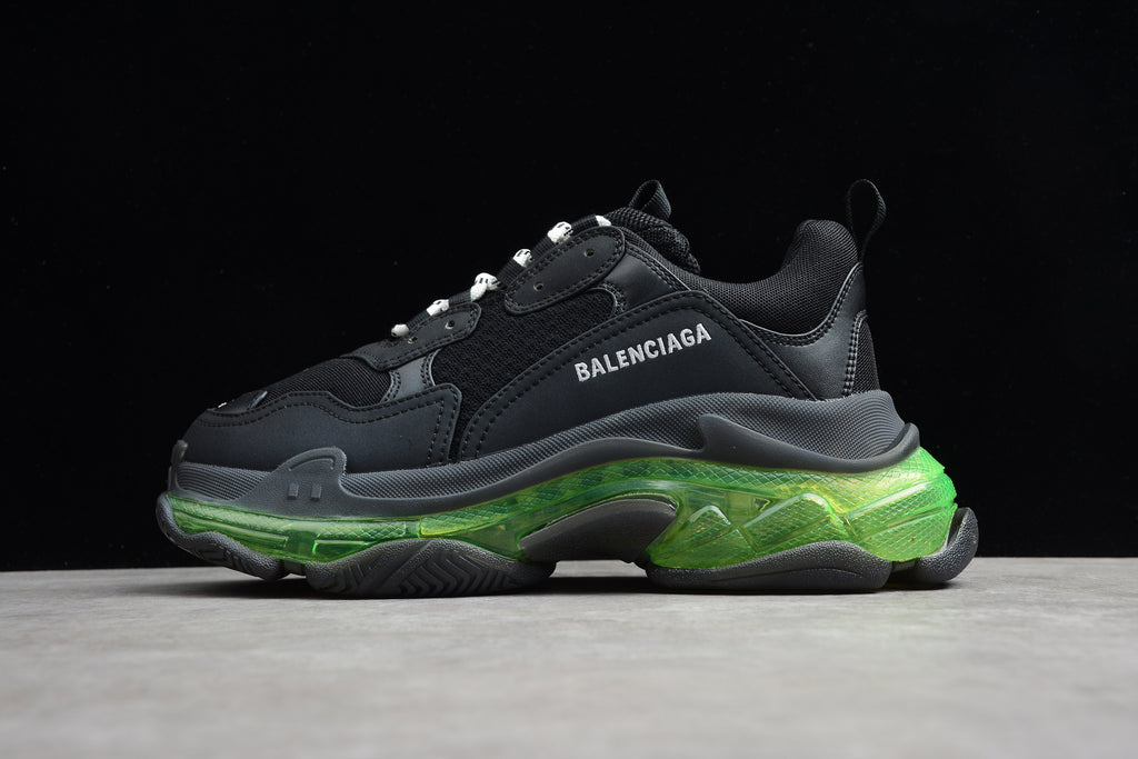 Balenciaga Triple S – Negro / Verde