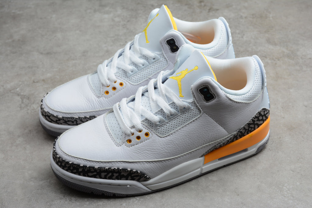 Air Jordan 3 – Blanco / Amarillo