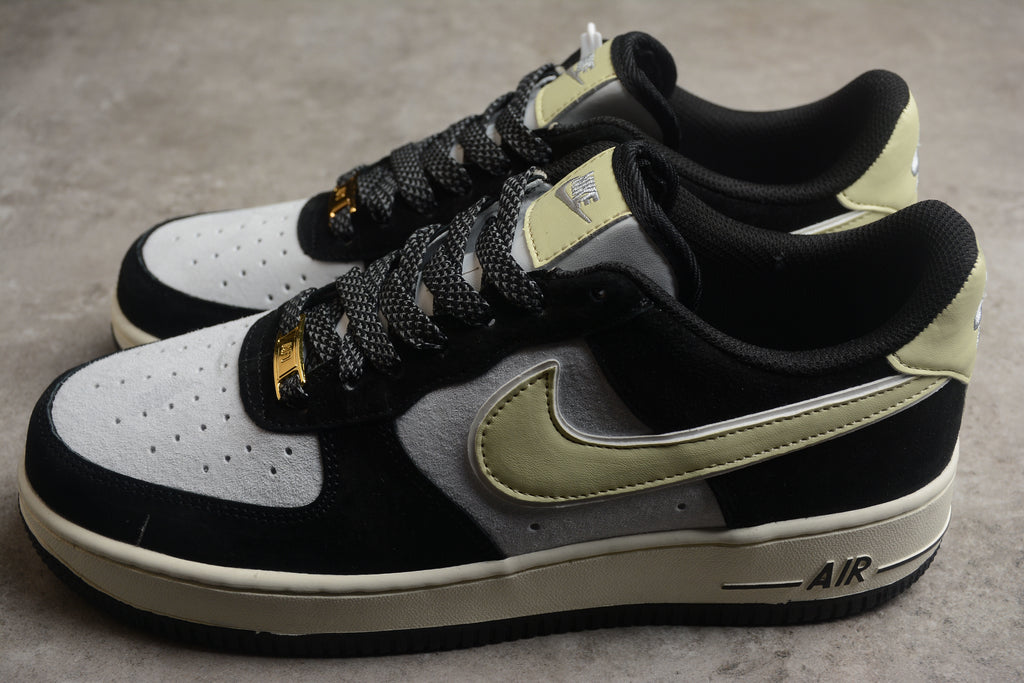 Air Force 1 Low – Negro / Gris / Amarillo