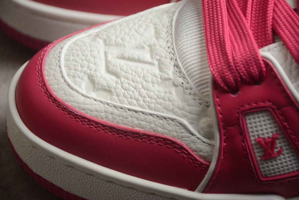Louis Vuitton Trainer Low – Rosa / Blanco