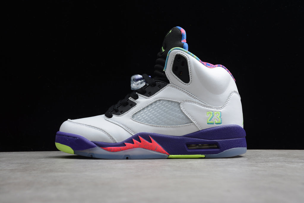 Air Jordan 5 – Blanco / Azul