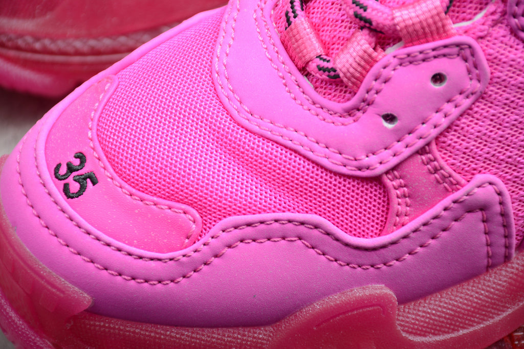 Balenciaga Triple S – Rosa Fluorescente