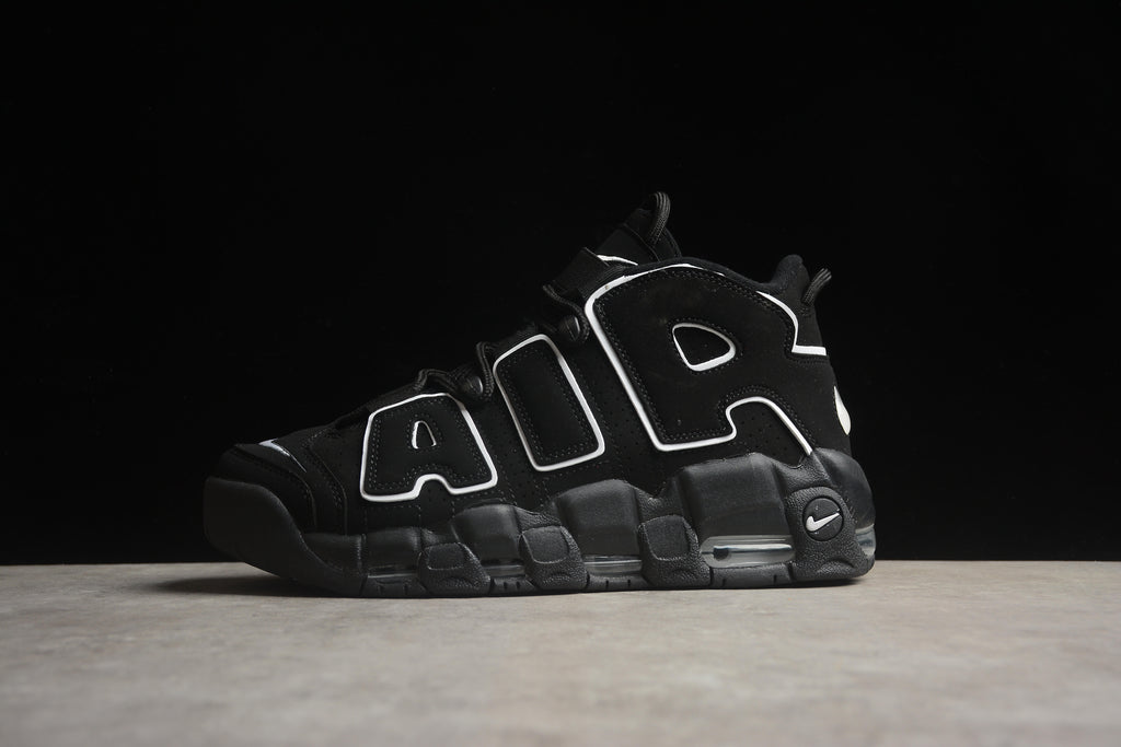 Air More Uptempo – Negro / Blancas