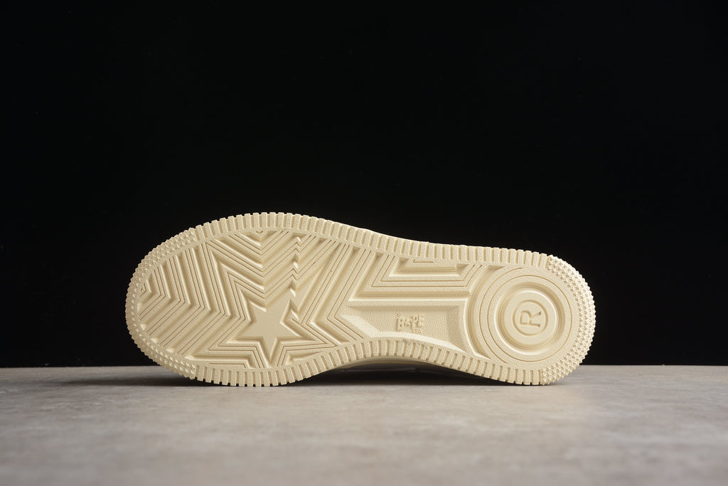 BAPE STA – Blanco / Suela Begie