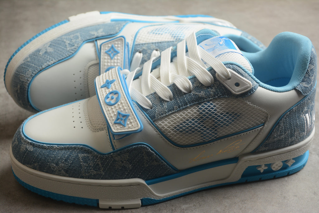 Louis Vuitton Trainer Low – Azul / Blanco