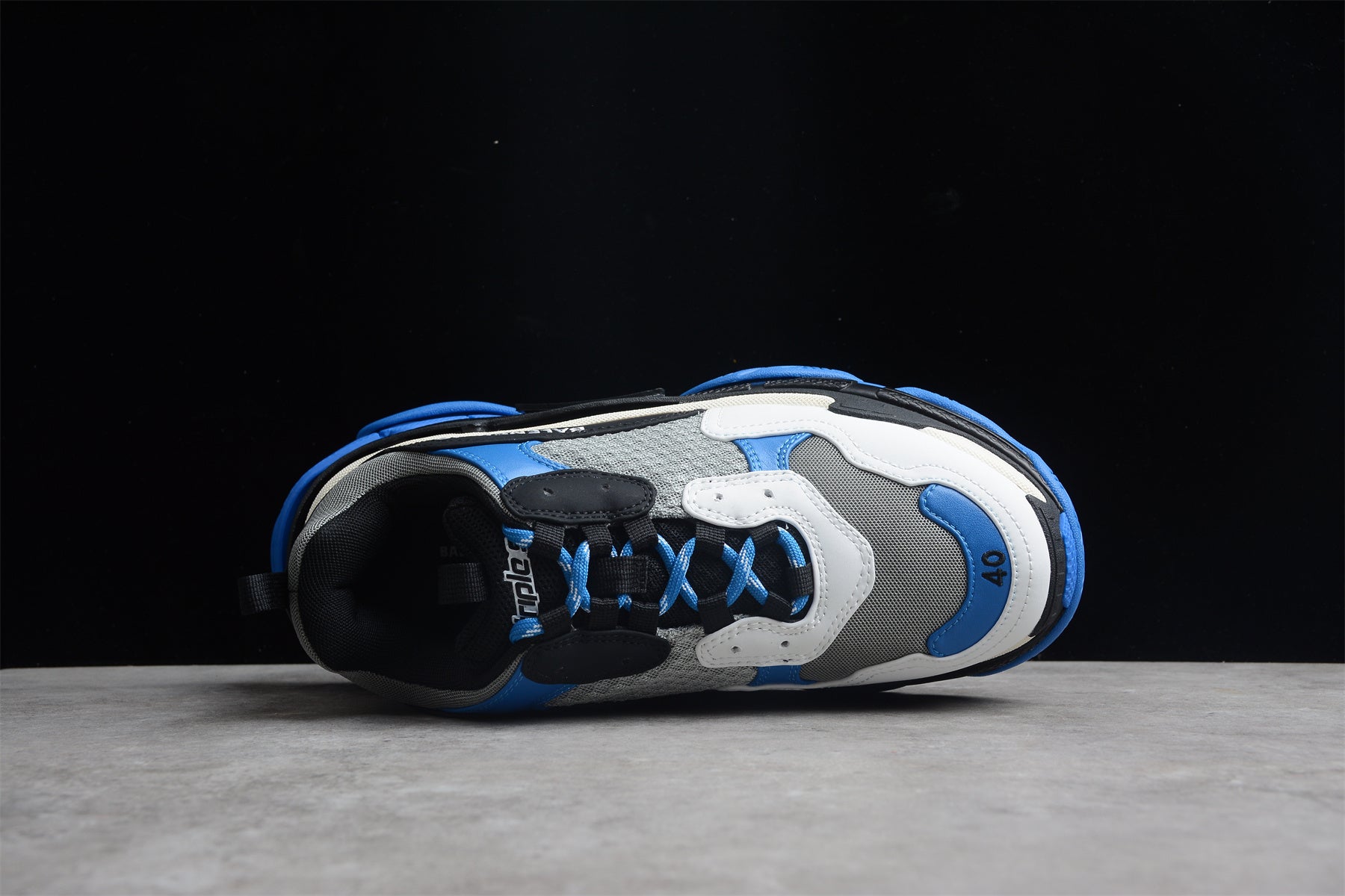 Balenciaga Triple S – Negro / Azul / Blanco