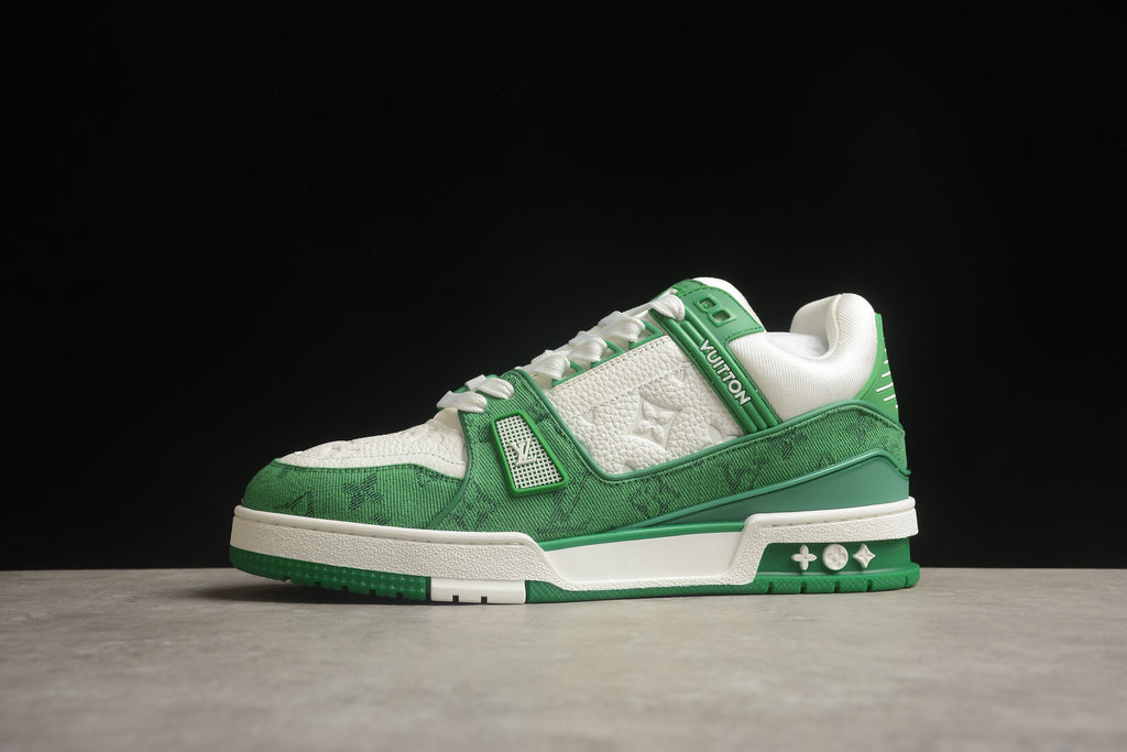 Louis Vuitton Trainer Low – Verde / Blanco