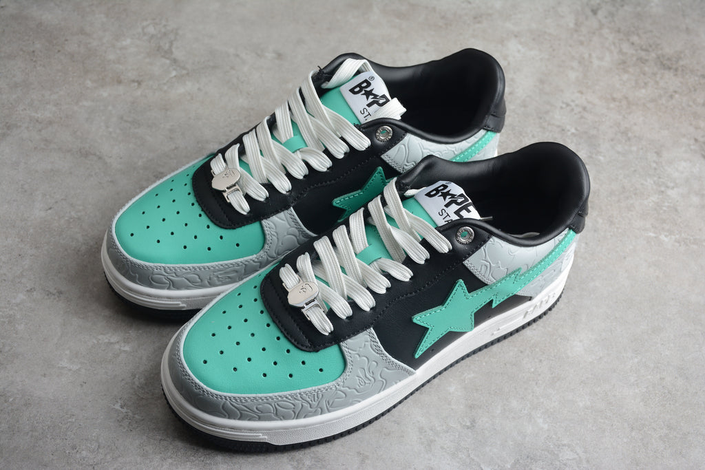 BAPE STA – Gris / Turquesa / Negro