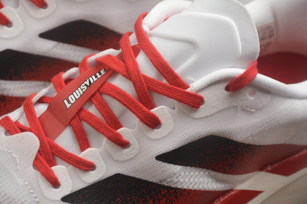 Adidas Adizero Evo SL – Blanco / Rojo Oscuro