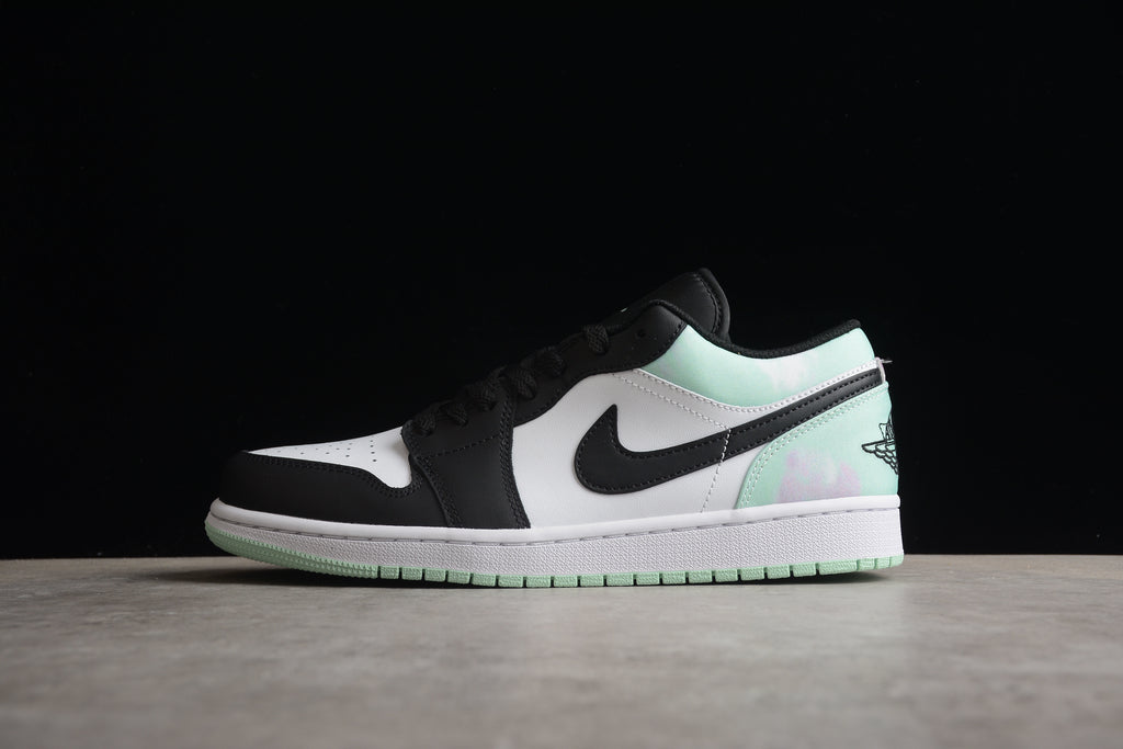 Jordan 1 Low – Turquesa / Negro / Blanco