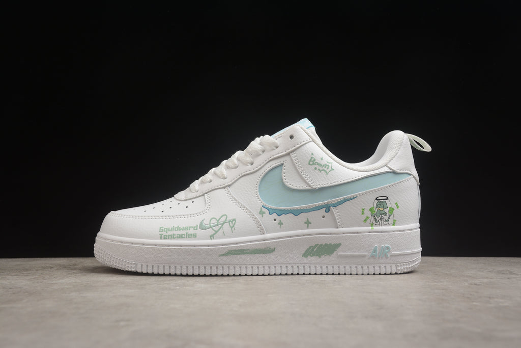 Air Force 1 Low – Blanco / Azul Claro