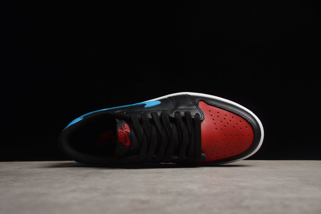 Jordan 1 Low – Negro / Azul / Rojo