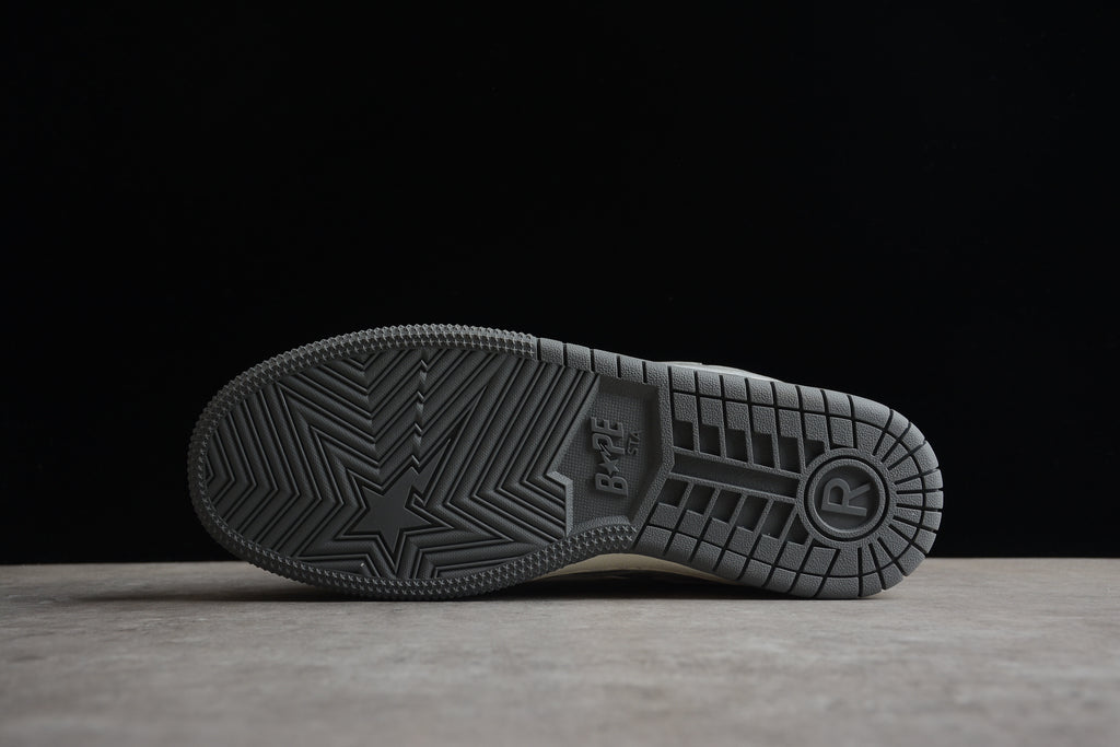 BAPE STA – Gris / Blanco